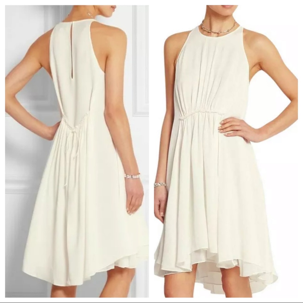3.1 Phillip Lim Silk Gathered Waist Dress
